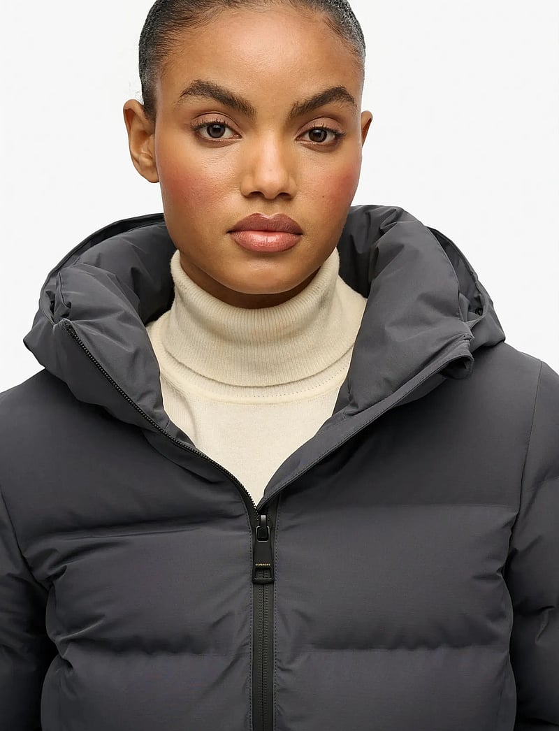 Superdry Sport - CITY MID PADDED JACKET - dunfrakker - ebony - 3