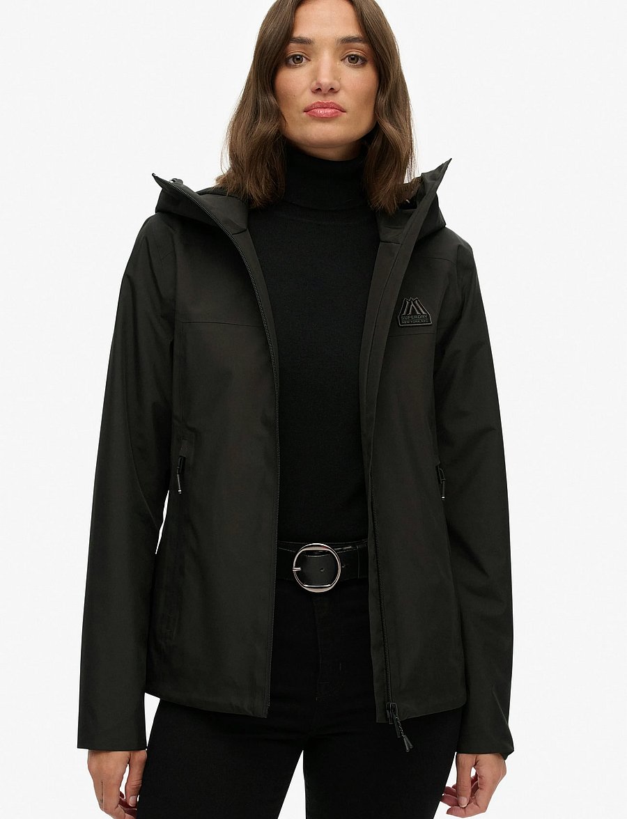 Superdry Sport - WATERPROOF JACKET - välijoped - black - 0