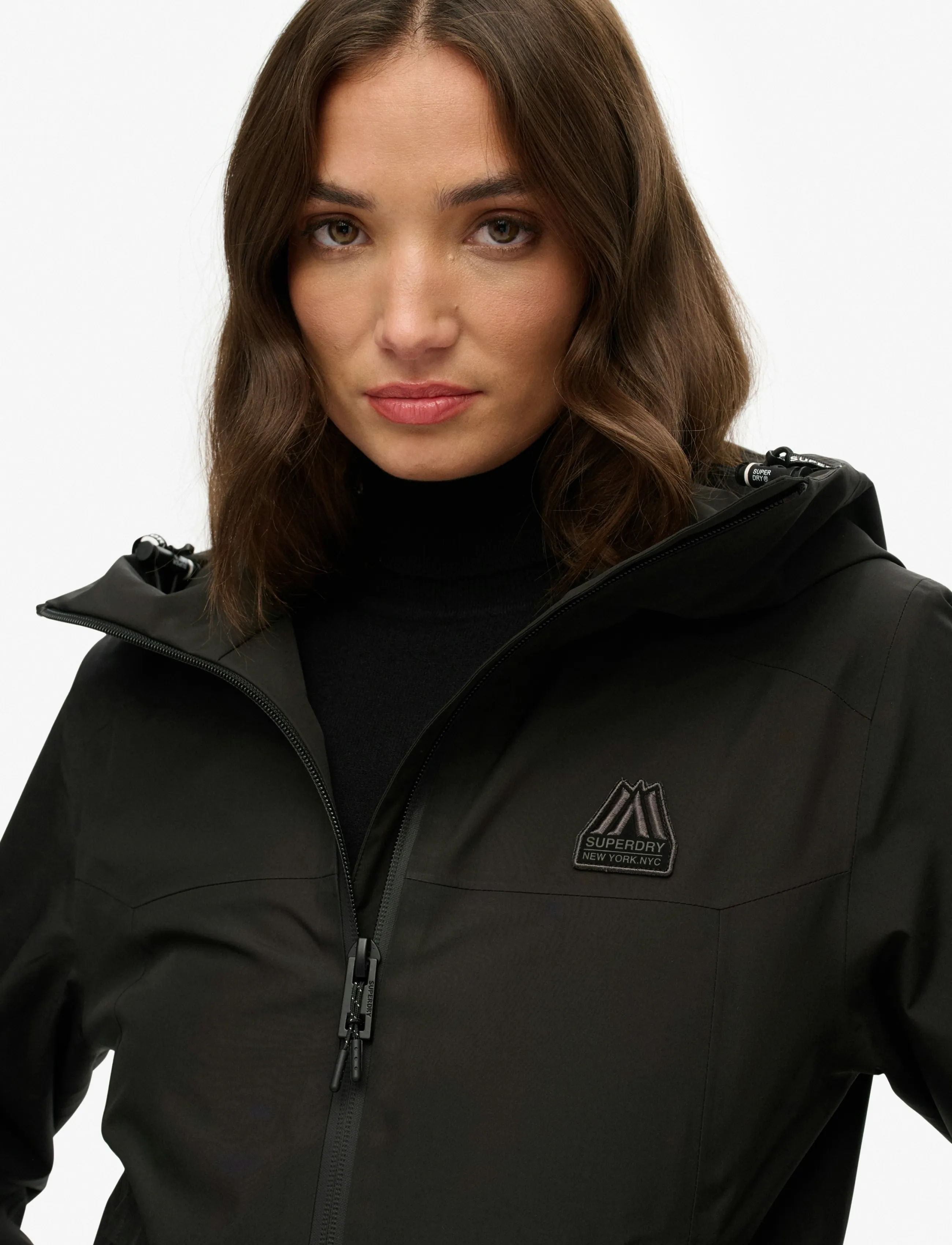 Superdry Sport WATERPROOF JACKET - Üleriided - BLACK / black