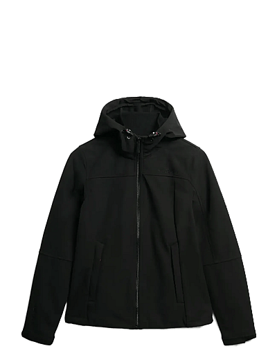 Superdry Sport HOODED CLASSIC TREKKER JACKET - Õueriided - BLACK / black