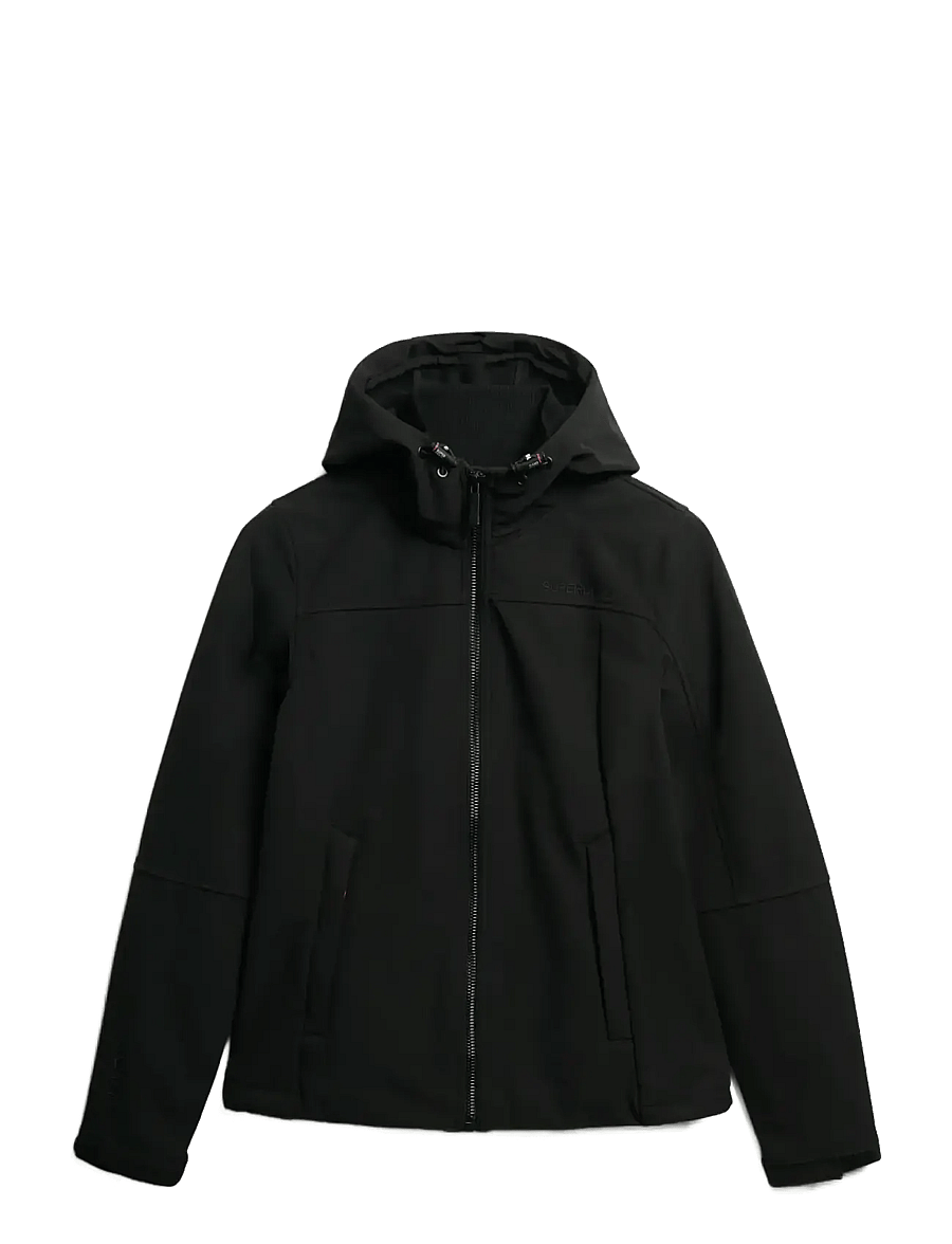 Superdry Sport - HOODED CLASSIC TREKKER JACKET - vestes outdoor - black - 1