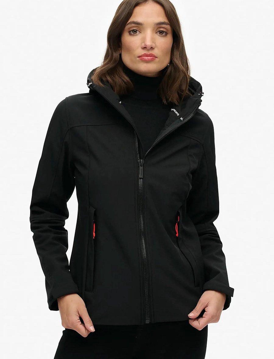 Superdry Sport - HOODED CLASSIC TREKKER JACKET - vestes outdoor - black - 3