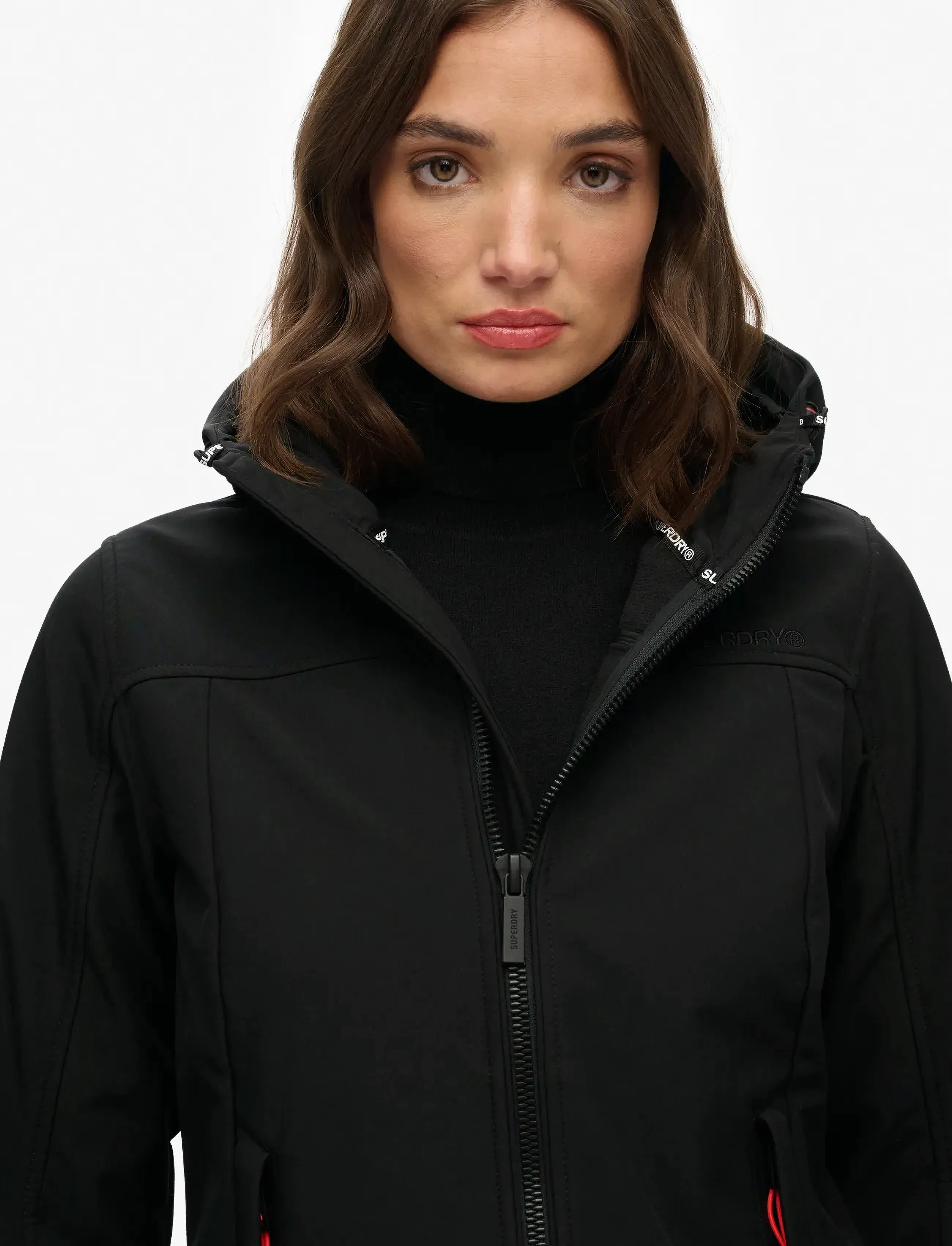 Superdry Sport - HOODED CLASSIC TREKKER JACKET - vestes outdoor - black - 5