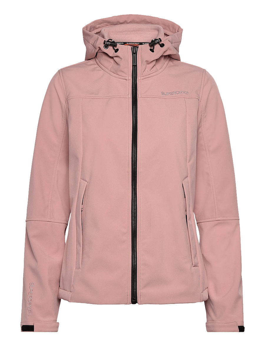 Superdry Sport - HOODED CLASSIC TREKKER JACKET - utejakker - vintage blush pink - 1