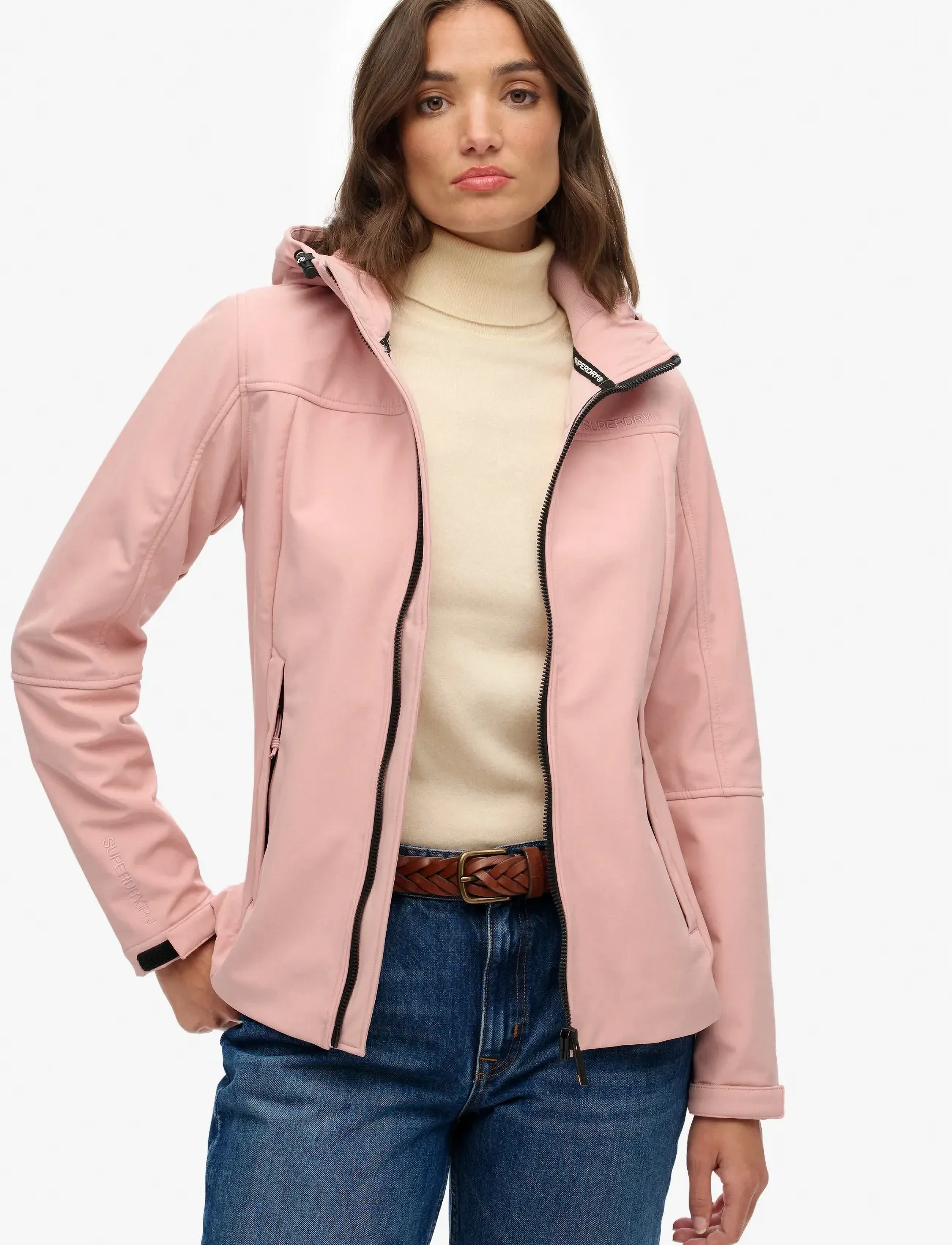 Superdry Sport HOODED CLASSIC TREKKER JACKET - Trainingsjacken - VINTAGE BLUSH PINK / pink/rose