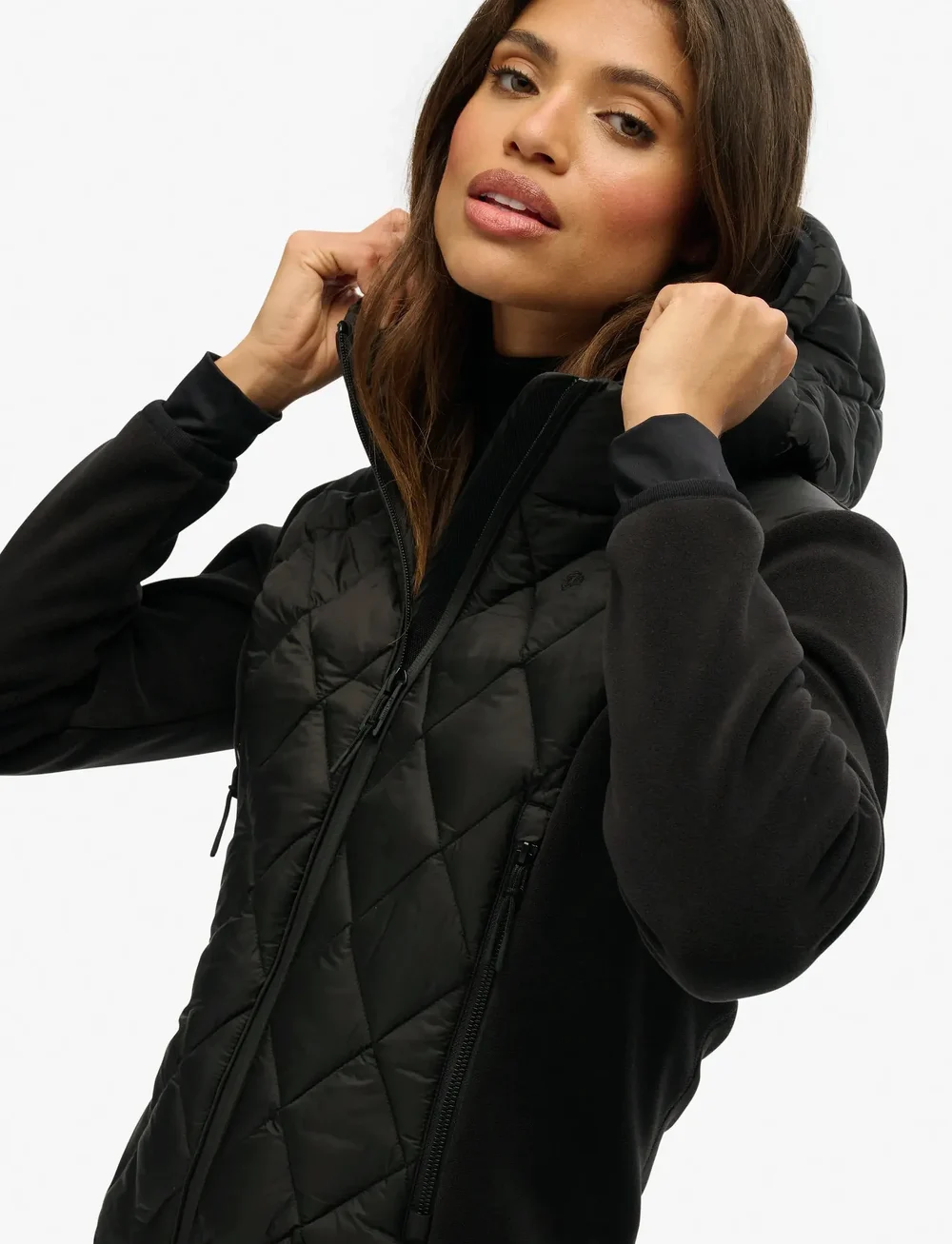 Superdry Sport - HOODED HERITAGE STORM JACKET - dunjakker - black - 4