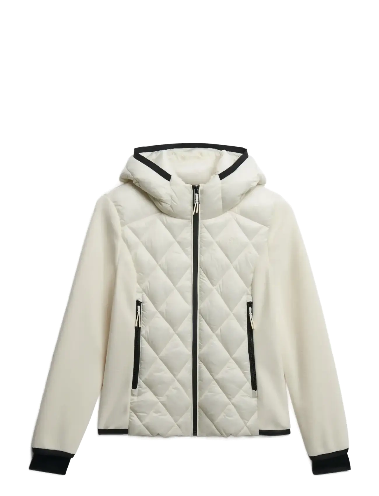 Superdry Sport HOODED HERITAGE STORM JACKET - Kleidung - OFF WHITE / cream