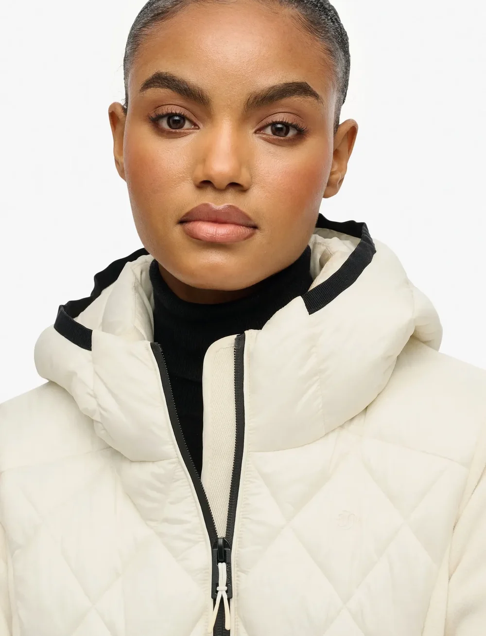 Superdry Sport - HOODED HERITAGE STORM JACKET - dunjakker - off white - 2