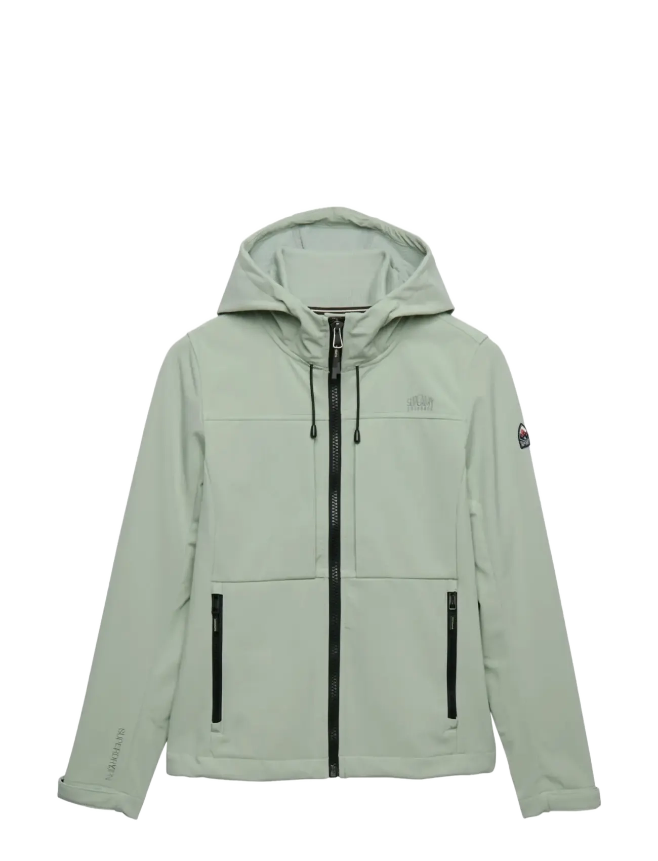 Superdry Sport HOODED CLASSIC TREKKER JACKET - View all - AQUA GREY / green