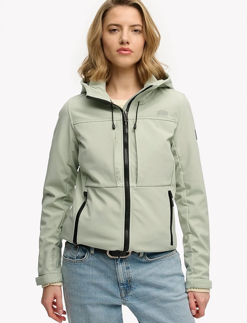 Superdry Sport - HOODED CLASSIC TREKKER JACKET - kurtki outdoorowe - aqua grey - 3