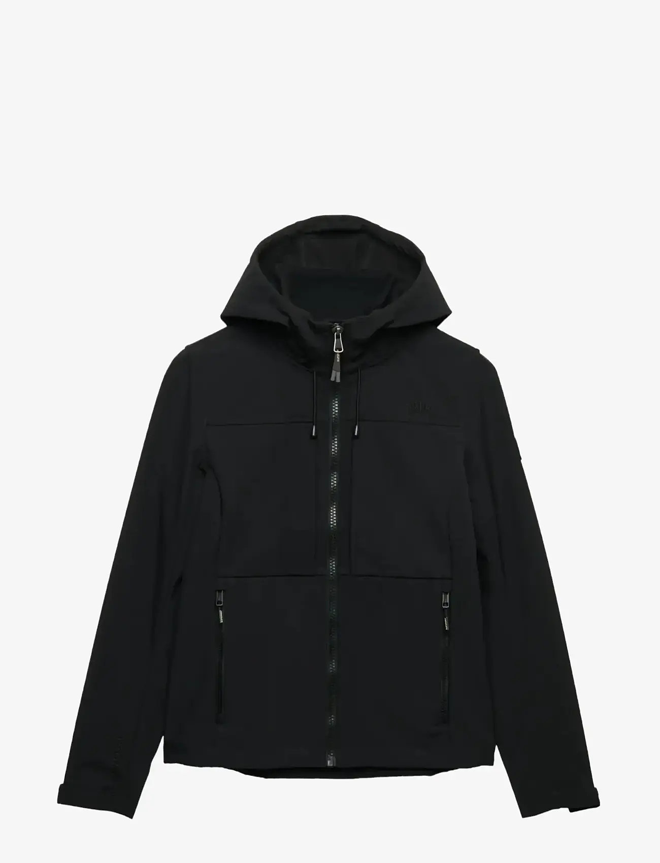 Superdry Sport - HOODED CLASSIC TREKKER JACKET - friluftsjakker - meteorite black - 1
