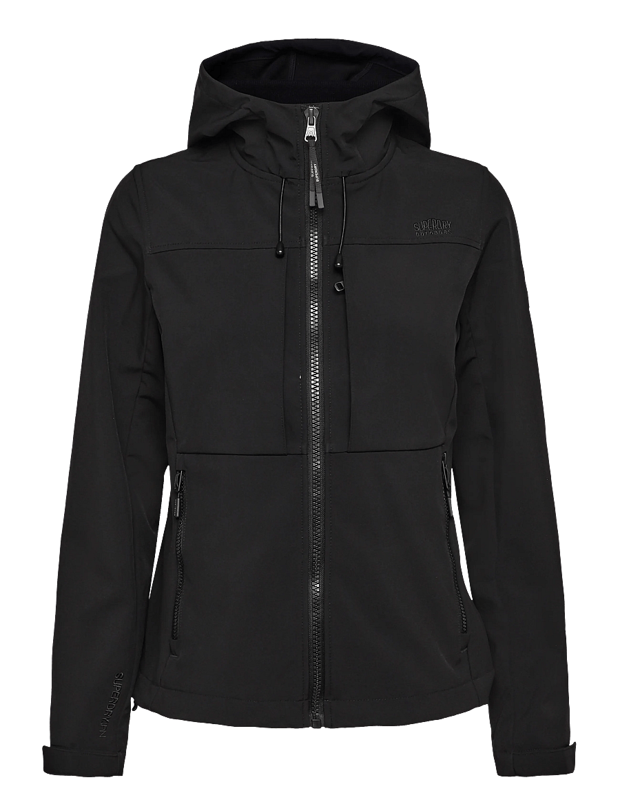 Superdry Sport - HOODED CLASSIC TREKKER JACKET - outdoor jacken - meteorite black - 1