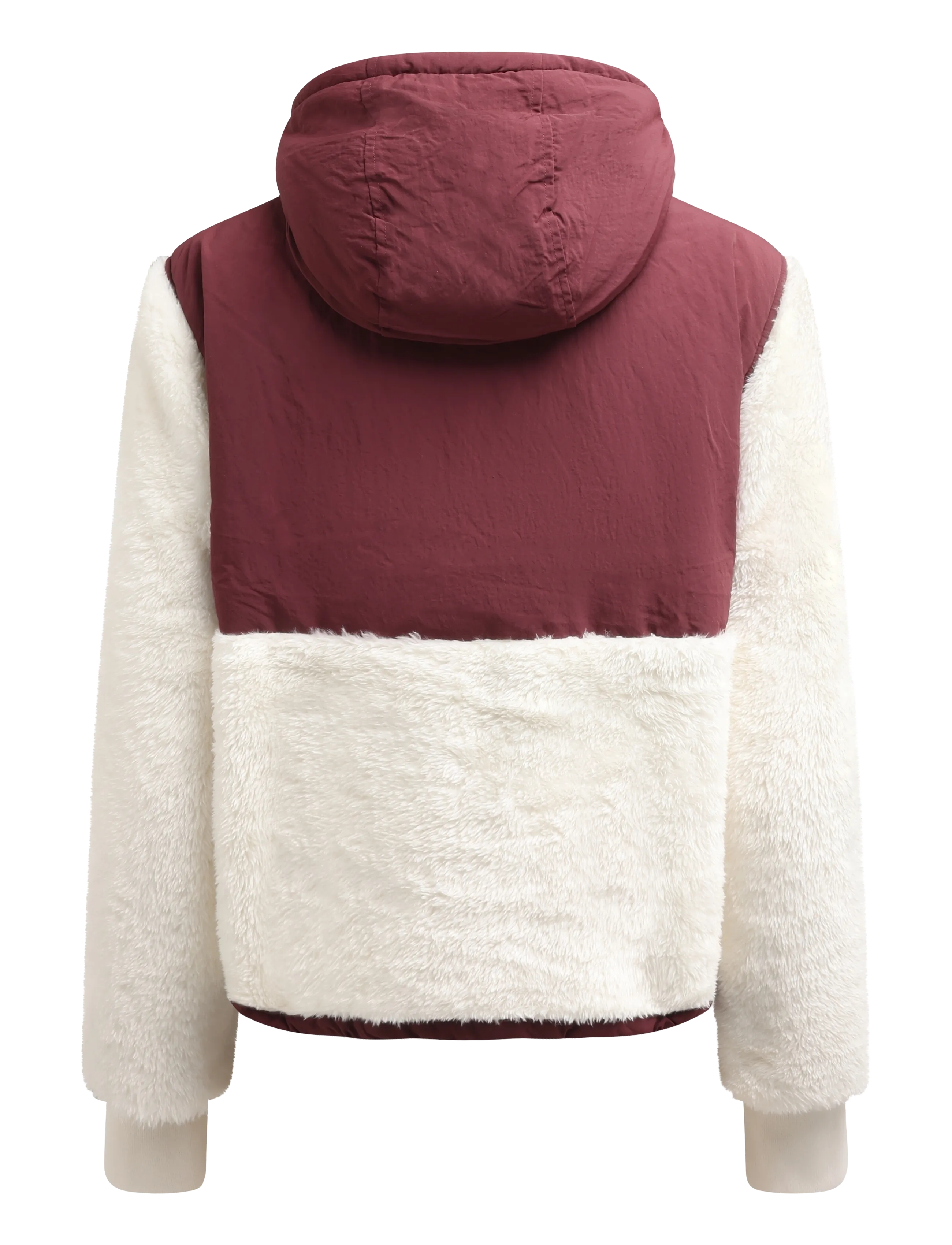 Superdry Sport - SUPER SOFT HYBRID FULL ZIP - vestes outdoor - desert bone off white/port red - 2