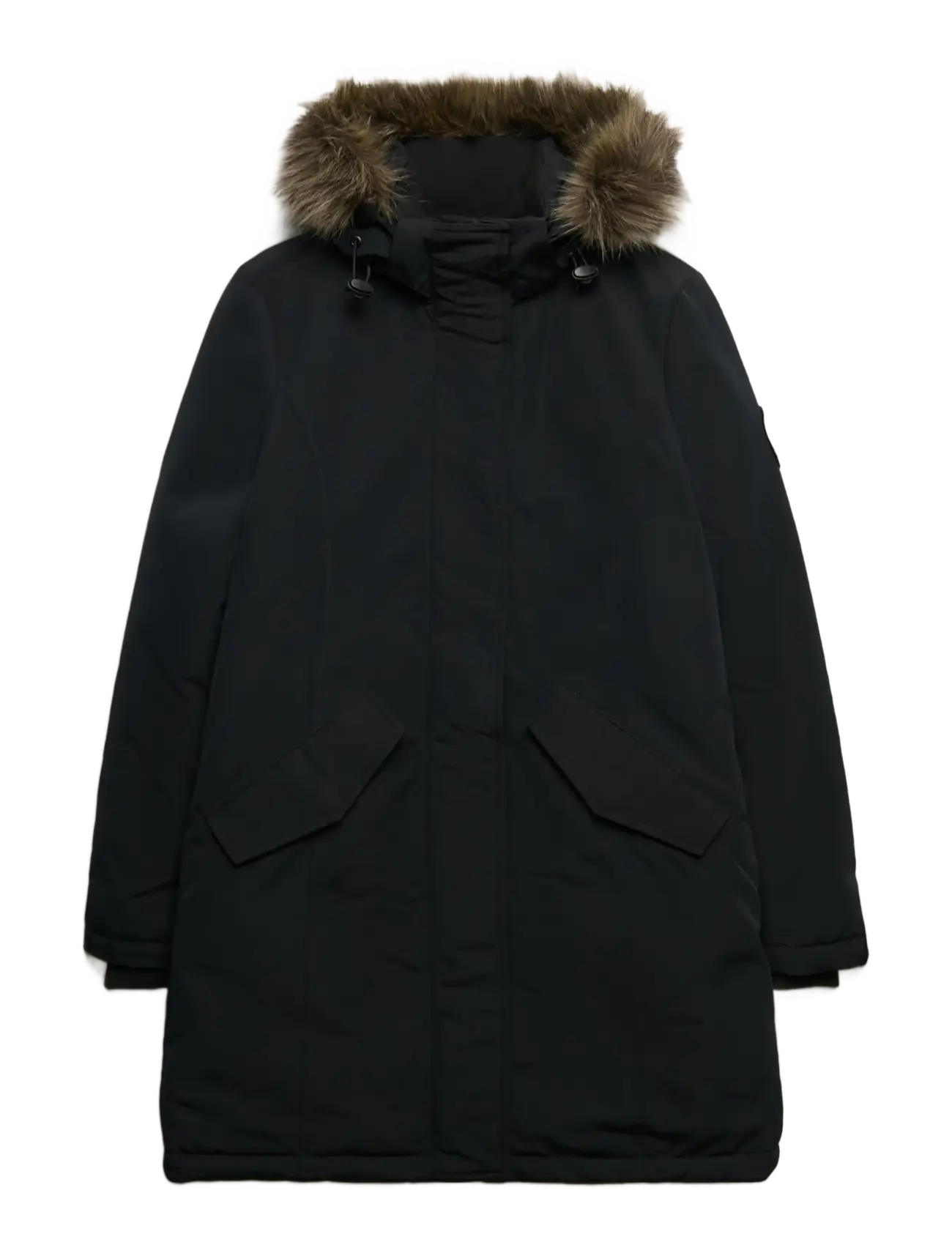 Superdry Sport - HOODED EVEREST PARKA JACKET - black - 1