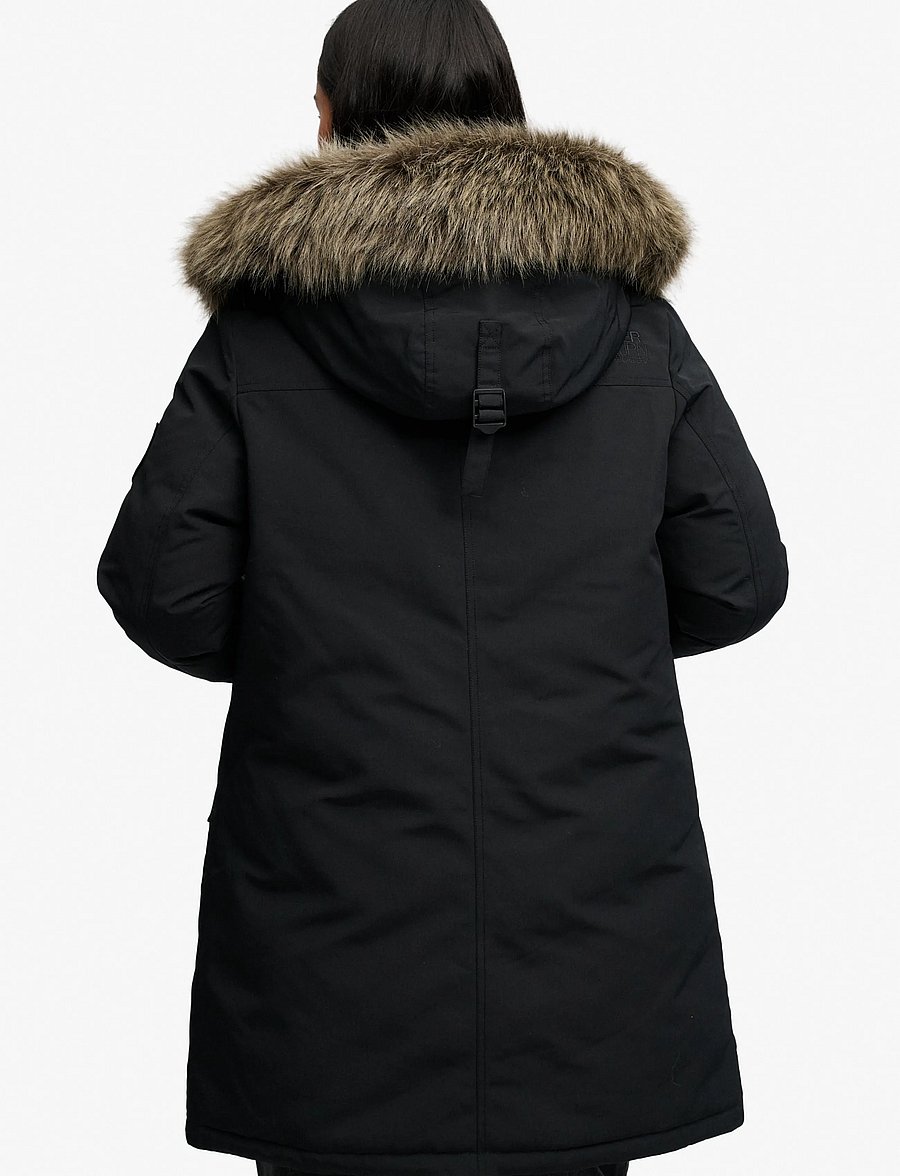 Superdry Sport - HOODED EVEREST PARKA JACKET - black - 2