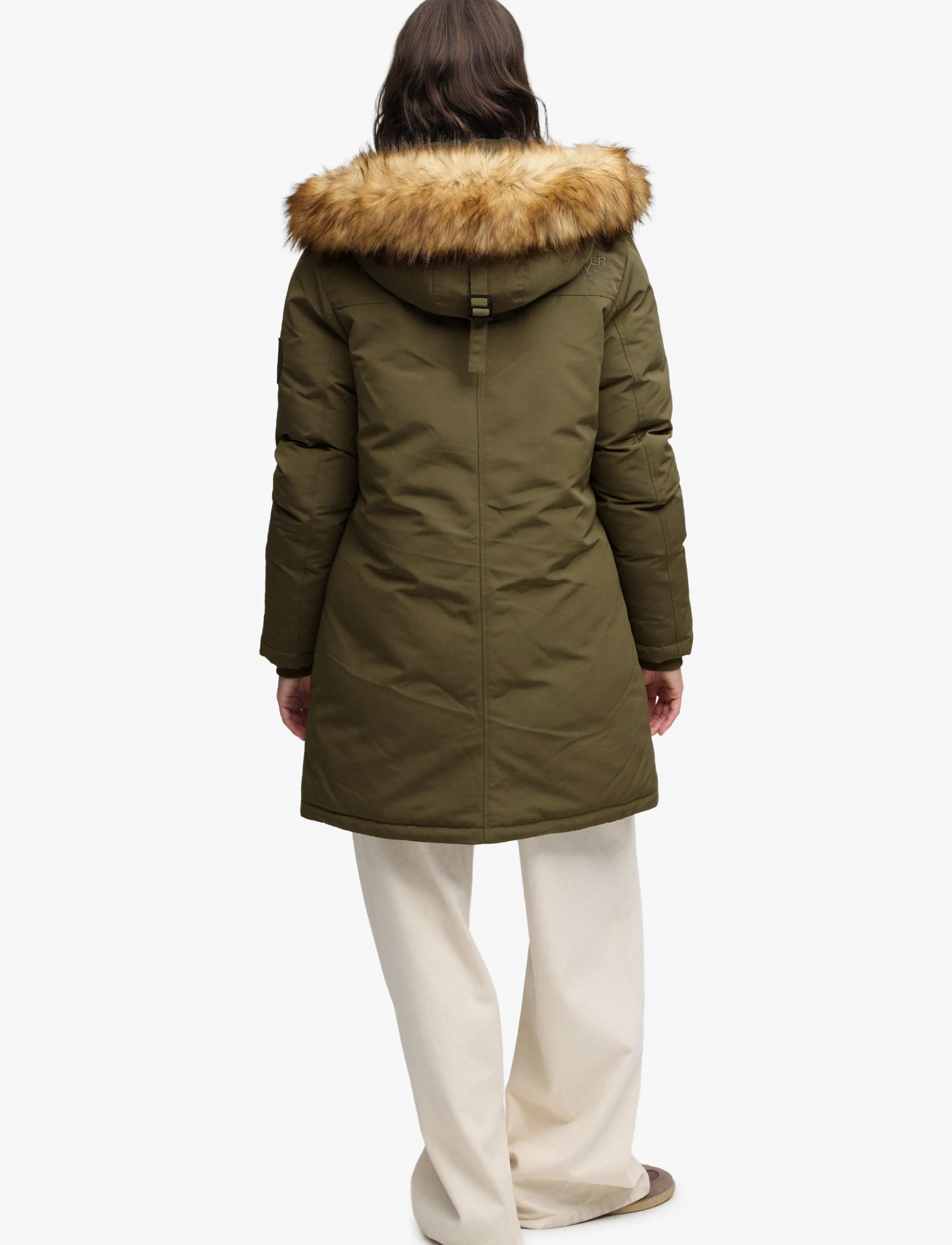 Superdry Sport - HOODED EVEREST PARKA JACKET - washed khaki - 2