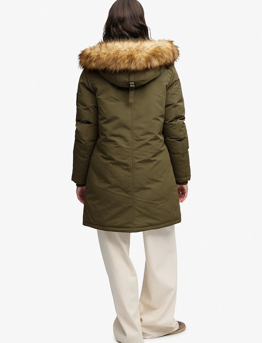 Superdry Sport - HOODED EVEREST PARKA JACKET - parkas - washed khaki - 3