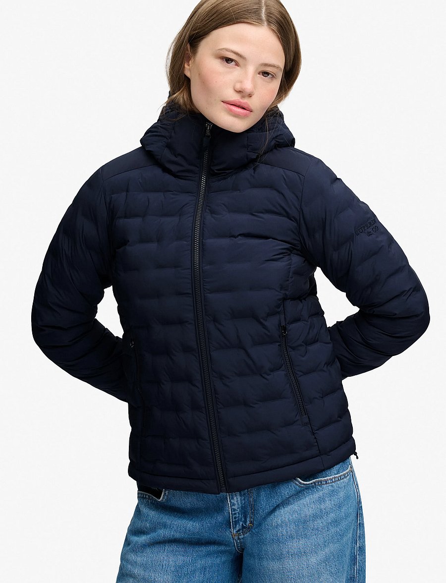 Superdry Sport - HOOD HEAT WELD PADDED JACKET - winterjacken - darkest navy - 4