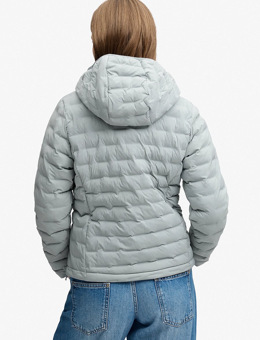 Superdry Sport - HOOD HEAT WELD PADDED JACKET - pale grey texture - 2