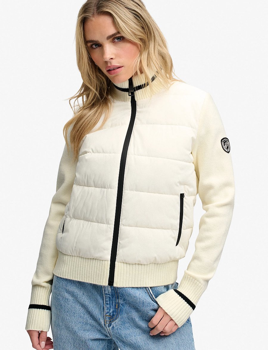 Superdry Sport - SLALOM HYBRID JACKET - off white - 0