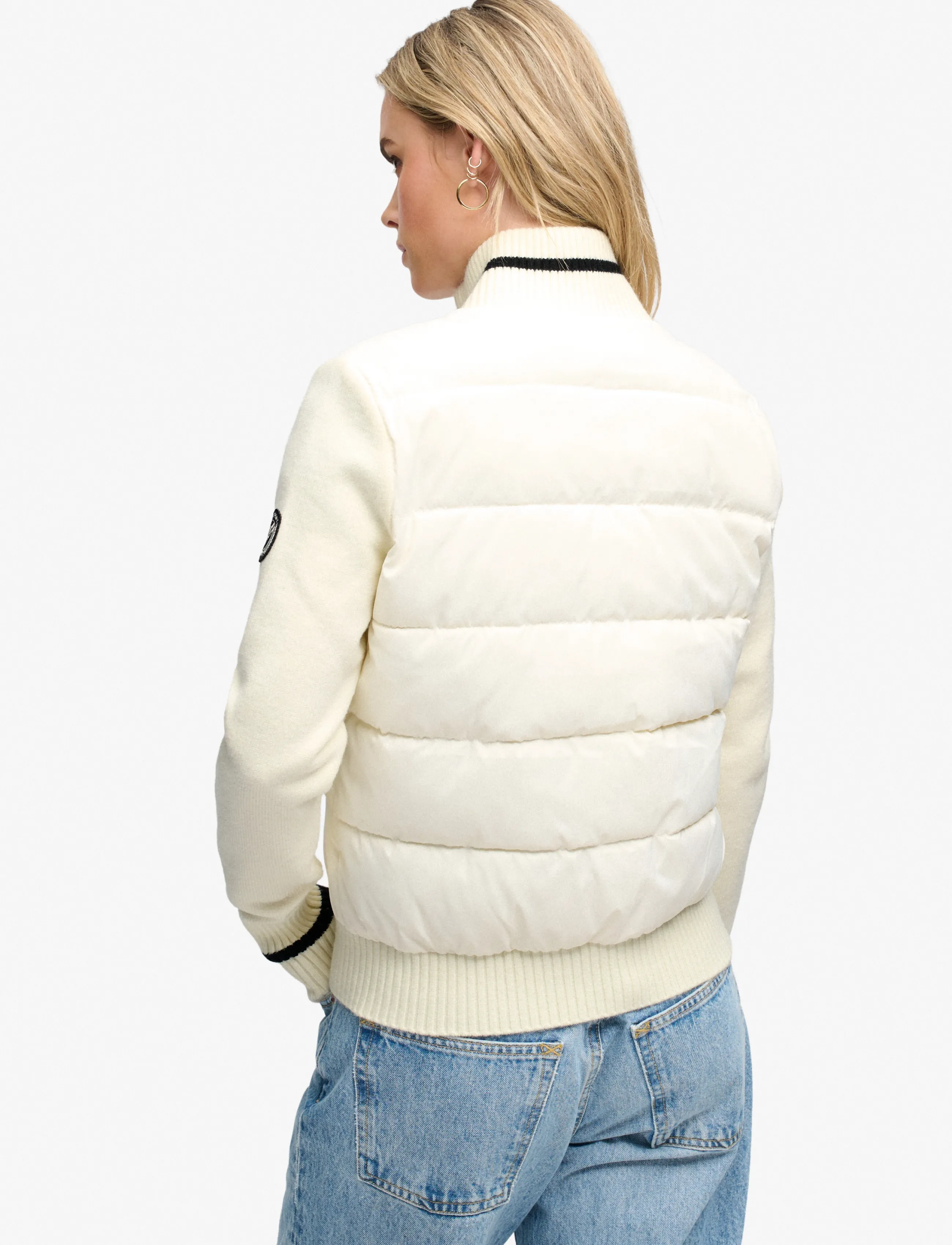 Superdry Sport - SLALOM HYBRID JACKET - off white - 2