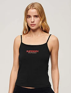 SPORTSWEAR LOGO FITTED CAMI, Superdry Sport