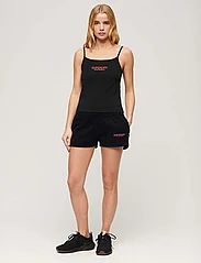 Superdry Sport - SPORTSWEAR LOGO FITTED CAMI - lowest prices - black - 3