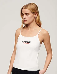 Superdry Sport - SPORTSWEAR LOGO FITTED CAMI - lowest prices - brilliant white - 2