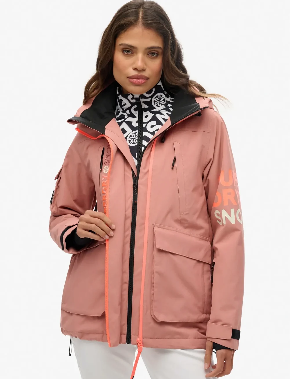 Superdry Sport - SKI ULTIMATE RESCUE JACKET - skitøj - ash rose - 3