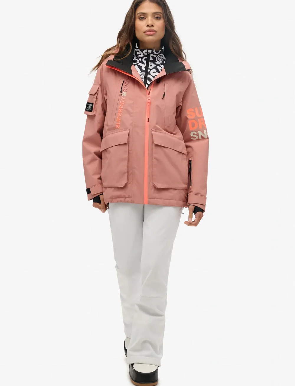 Superdry Sport - SKI ULTIMATE RESCUE JACKET - skitøj - ash rose - 5