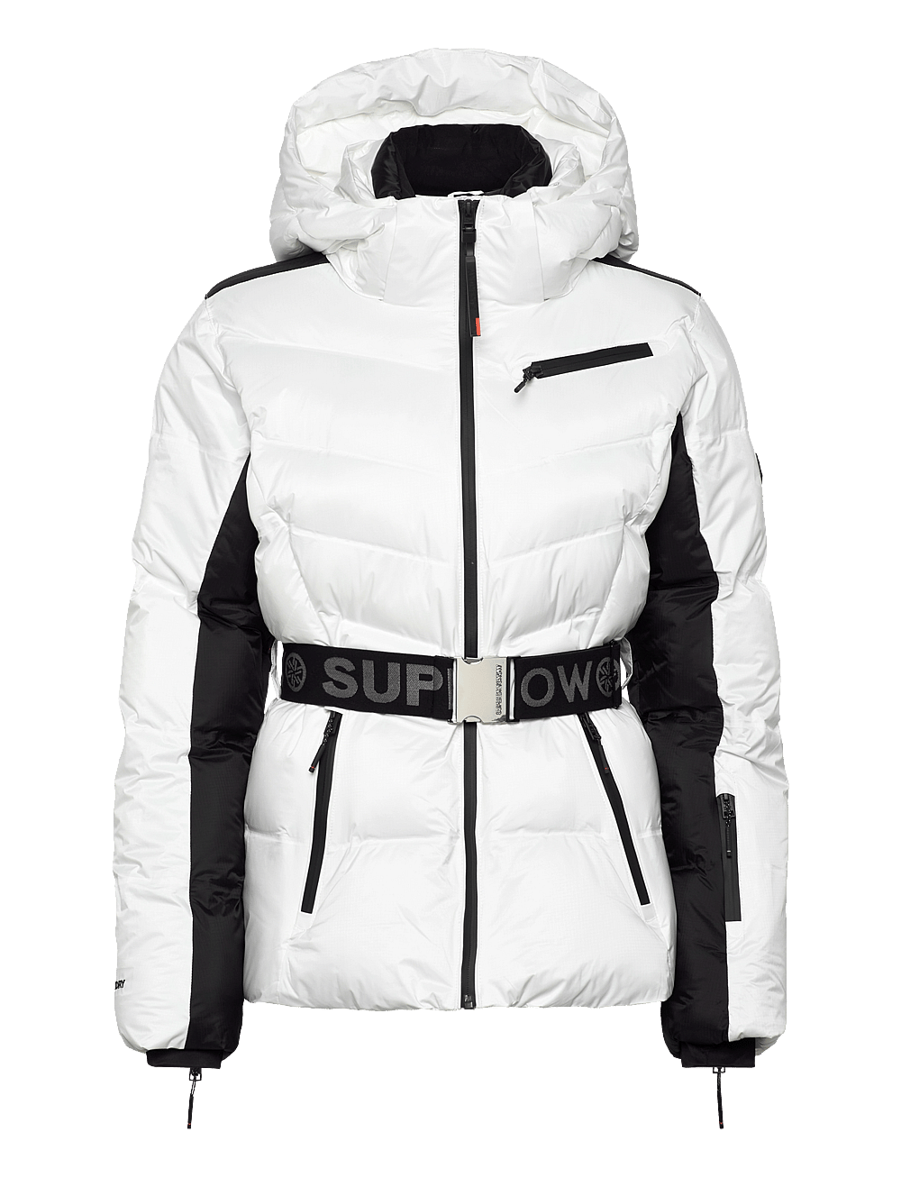 womens Fuji Belted Puffer Jacket in Beetle Green | UK womens Fuji Belted Puffer Jacket in Beetle Green | UK