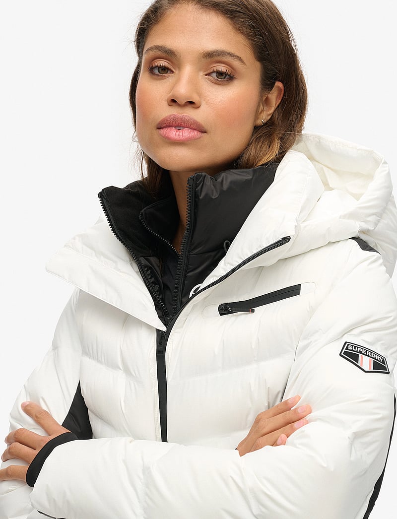 Puffer Coat Superdry Snow Luxe Padded Ski Jacket Superdry Sport