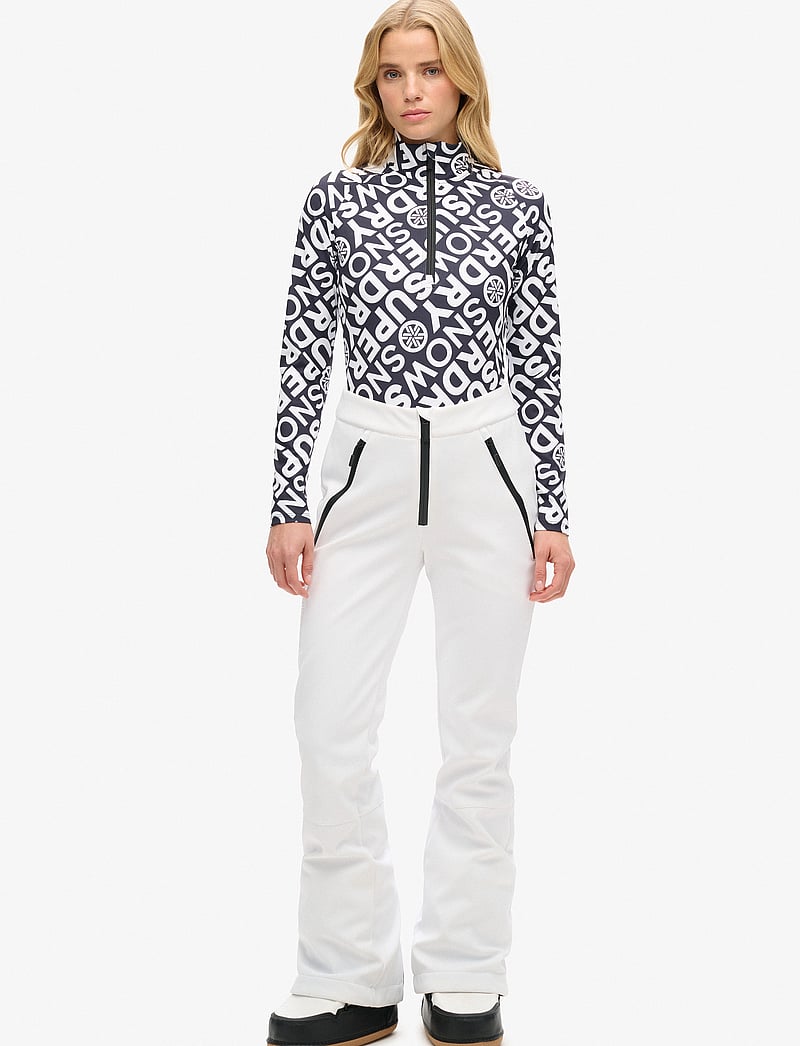 Superdry Sport - SKI SOFTSHELL SLIM TROUSERS - optic - 0