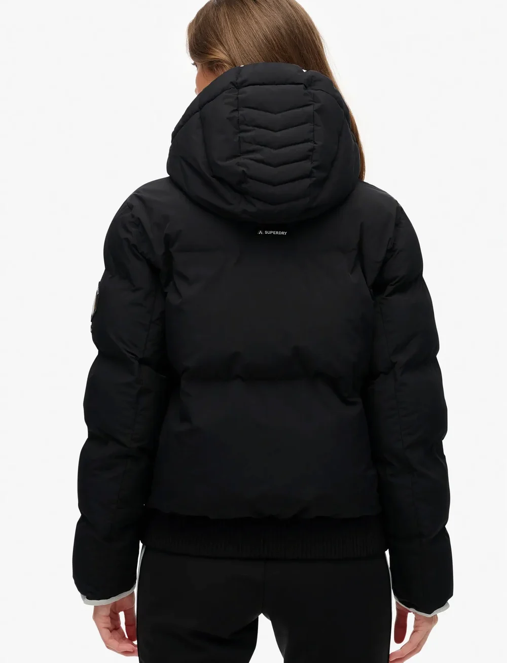 Superdry Sport - HOODED SKI BOMBER JACKET - skitøj - black - 5