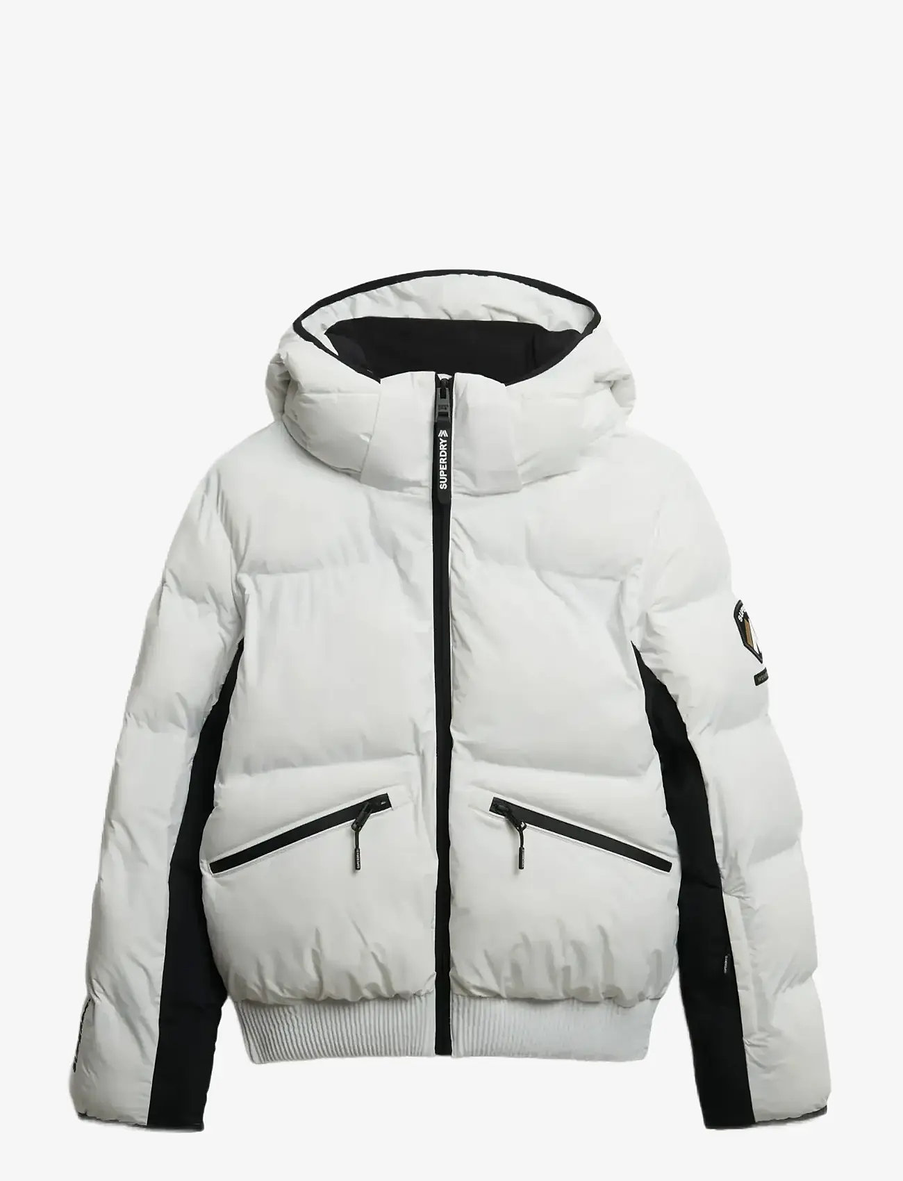 Superdry Sport - HOODED SKI BOMBER JACKET - talvejoped - optic - 0