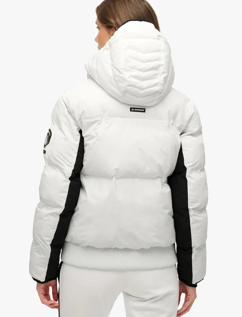 Superdry Sport - HOODED SKI BOMBER JACKET - skitøj - optic - 5