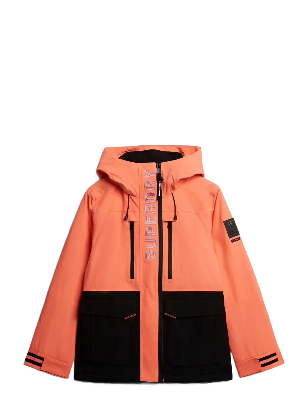 SUPERDRY SPORT Ultimate Freestyle Ski Jacke Coral - M - Damen