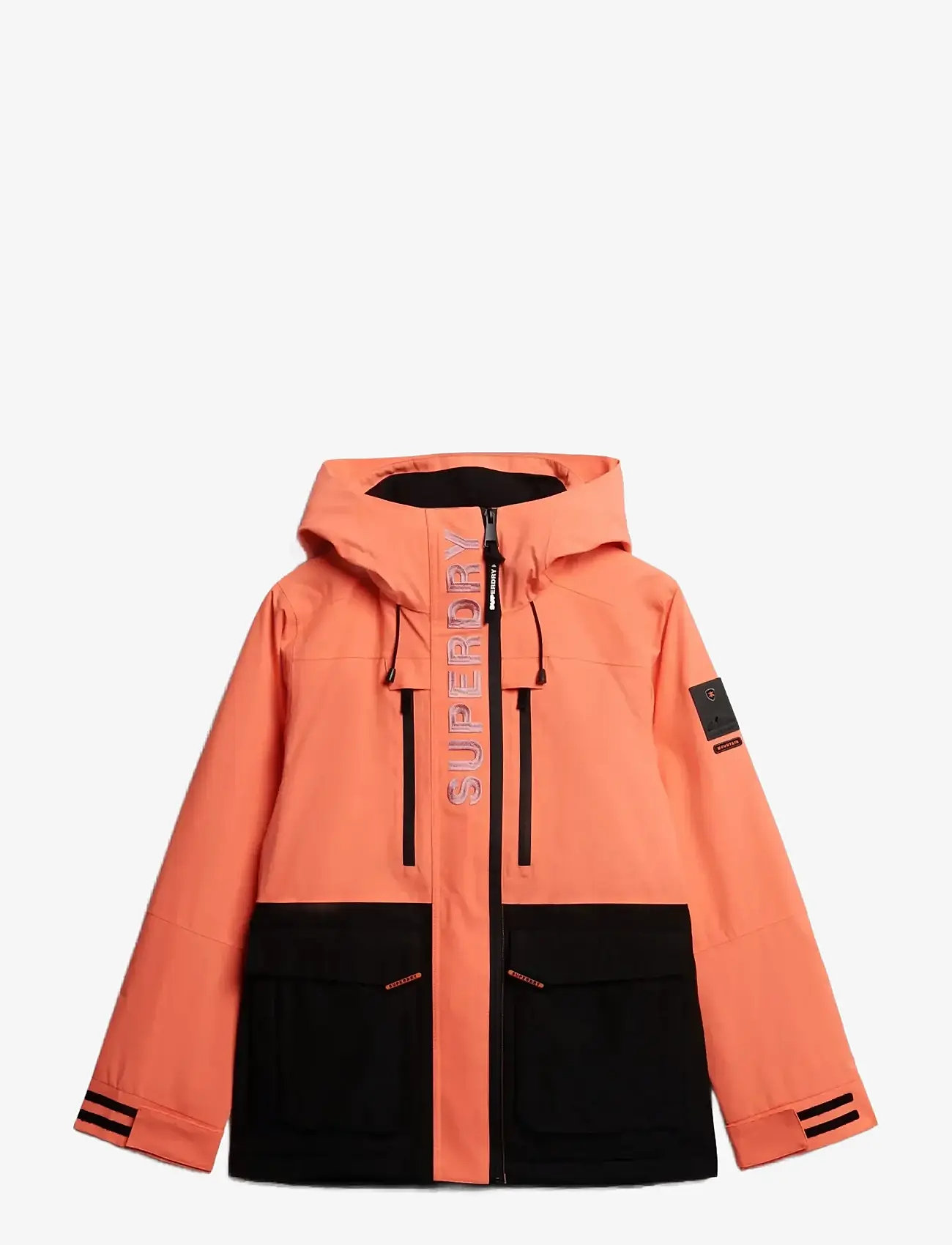 Superdry Sport - ULTIMATE FREESTYLE SKI JACKET - skitøj - fluro coral - 1