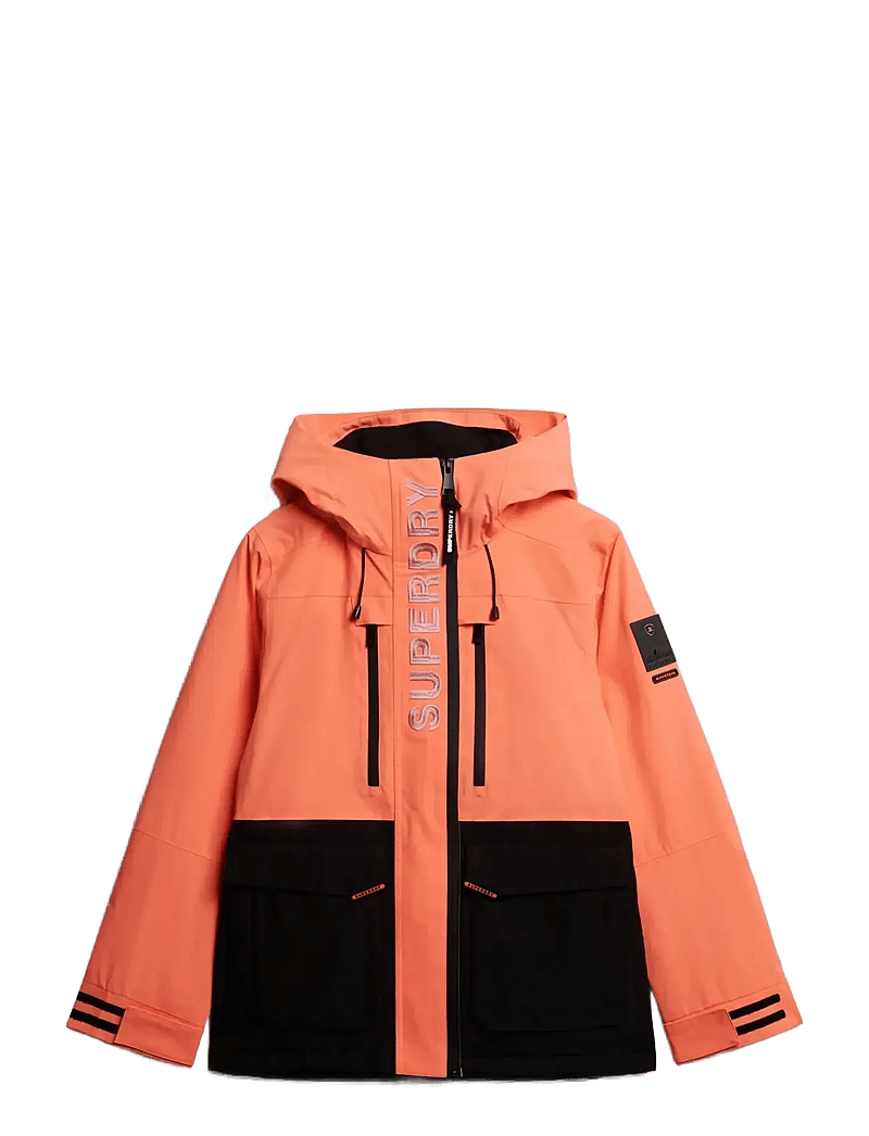 Superdry Sport - ULTIMATE FREESTYLE SKI JACKET - ski-kleidung - fluro coral - 1