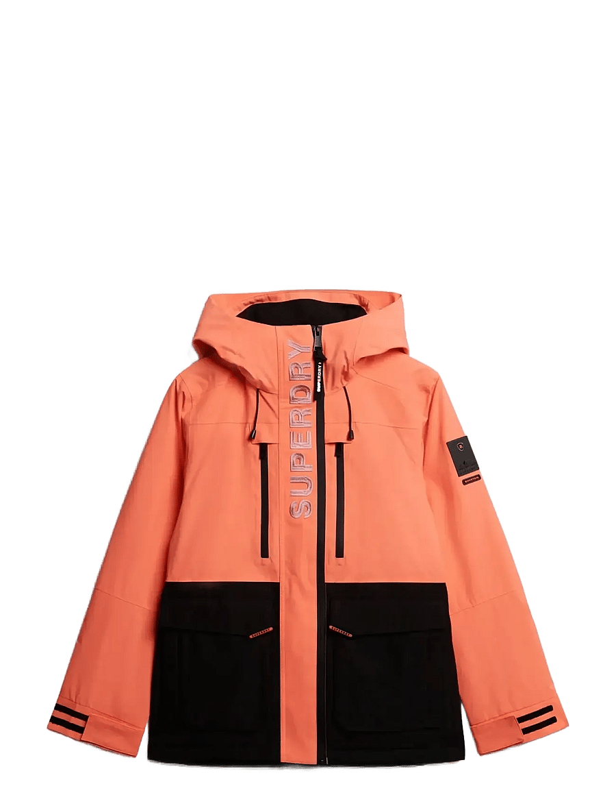 Superdry Sport - ULTIMATE FREESTYLE SKI JACKET - ski wear - fluro coral - 1