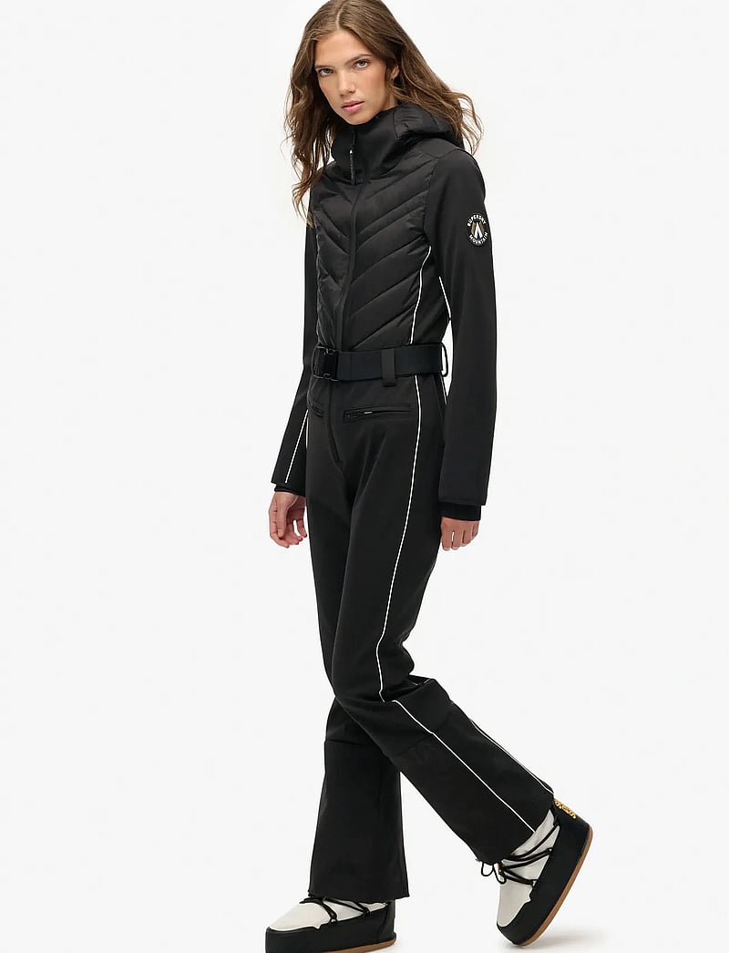 Superdry Sport - LUXE SKI SUIT - ski-kleidung - black - 3