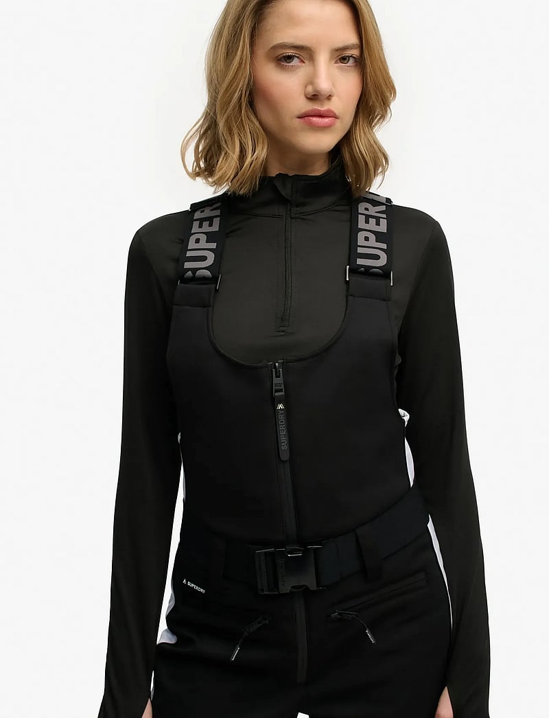 Superdry Sport - LUXE SKI DUNGAREE - skitøj - black - 4