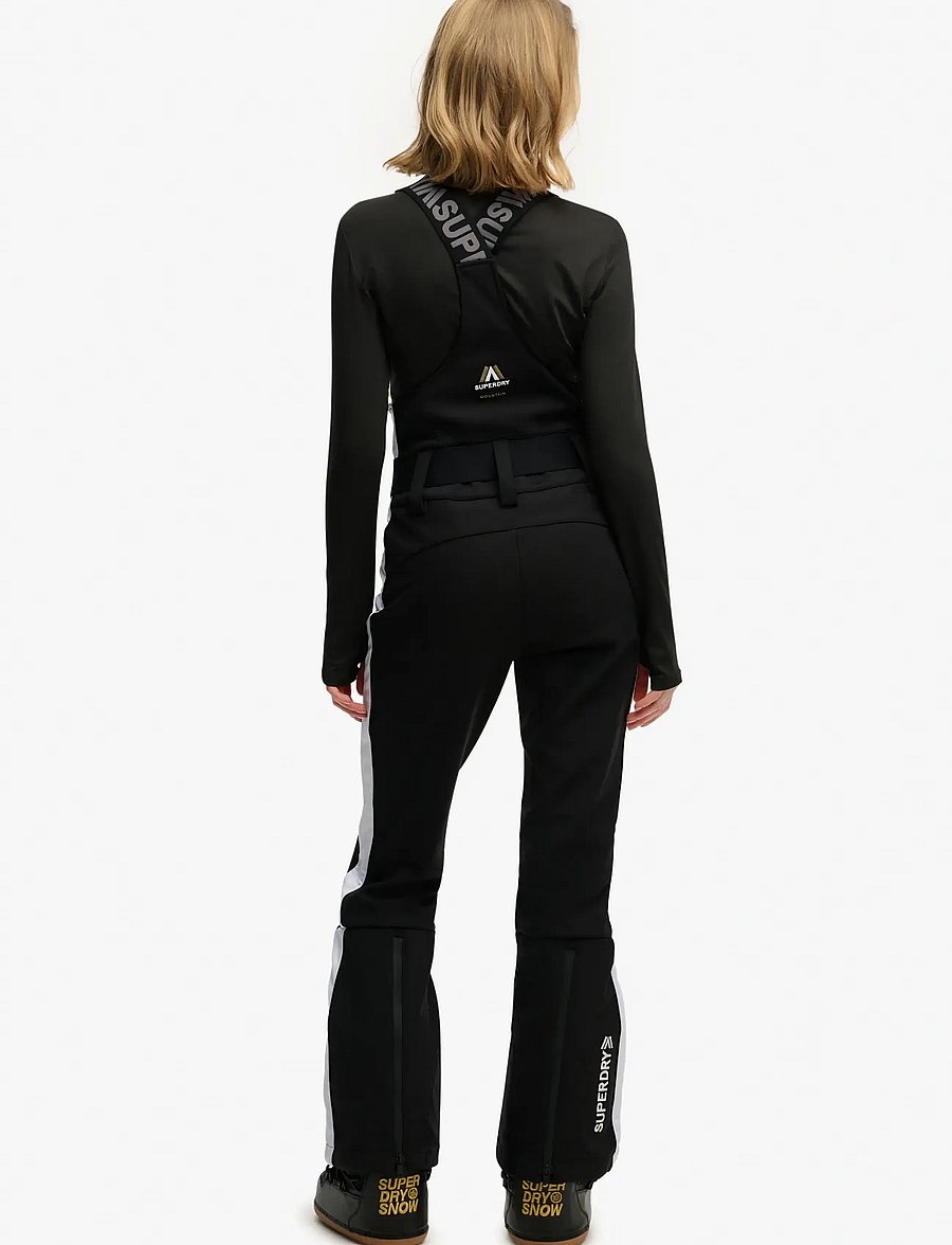 Superdry Sport - LUXE SKI DUNGAREE - hiihto- & lasketteluhousut - black - 5