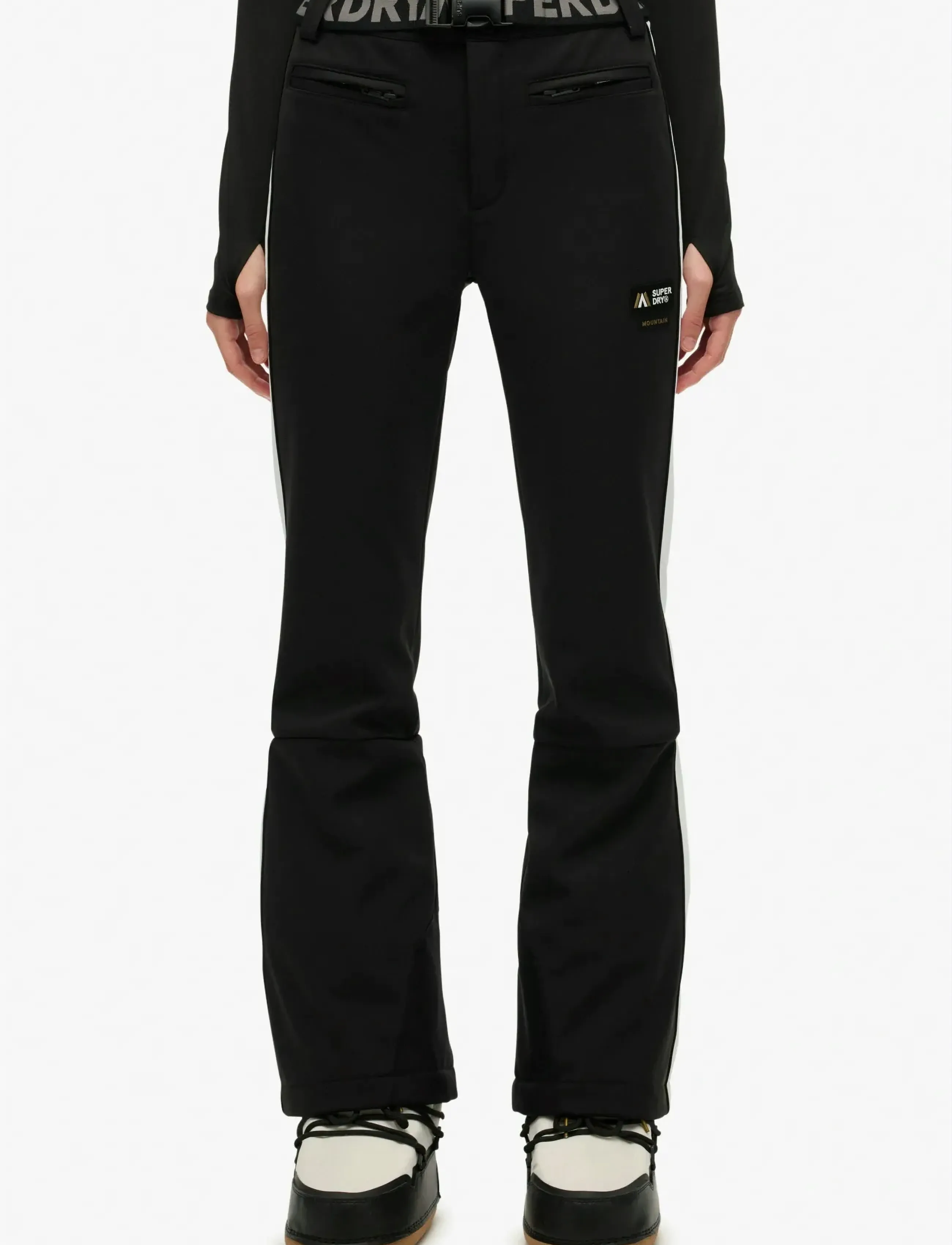 Superdry Sport - LUXE SKI PANT - vêtements de ski - black - 2