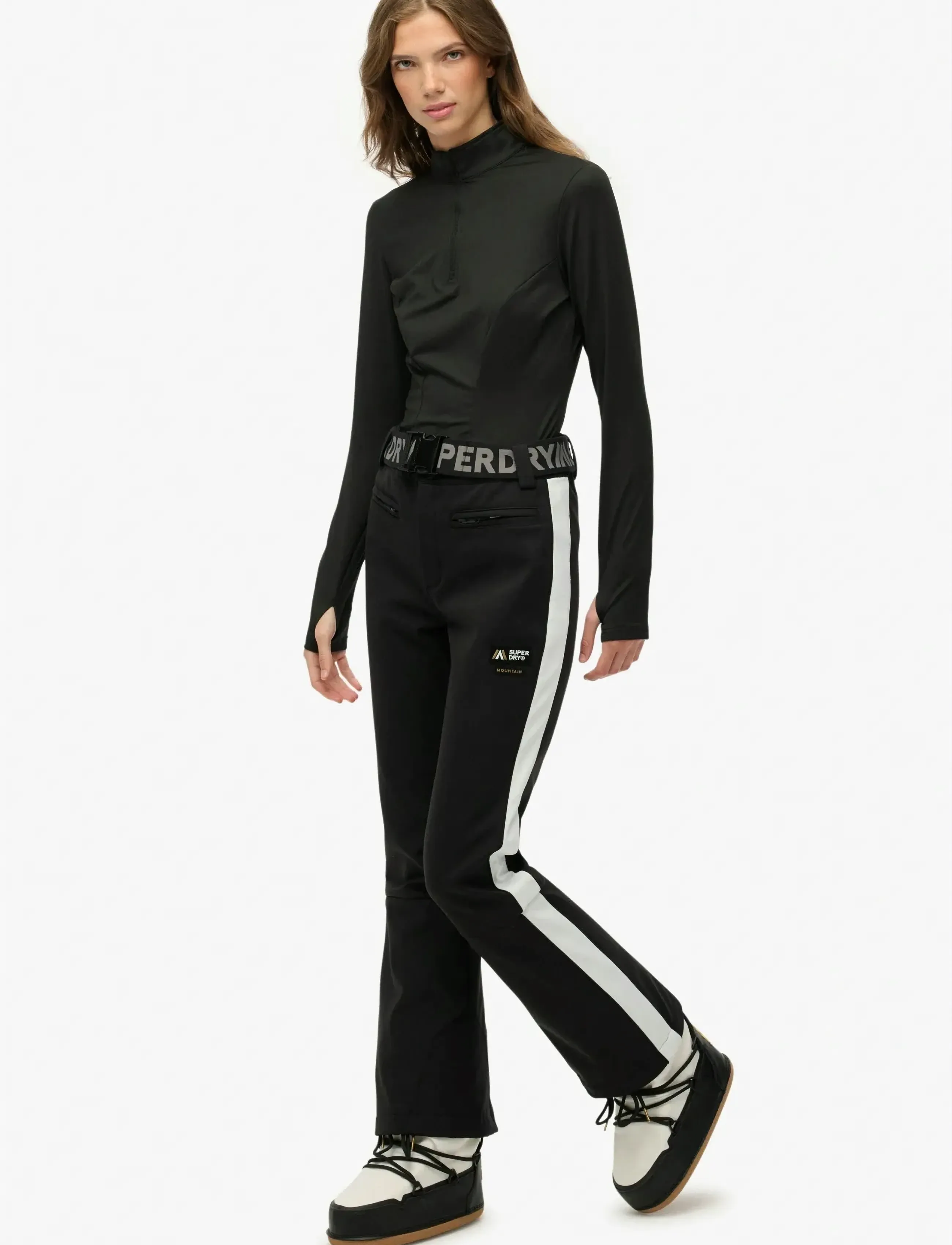 Superdry Sport - LUXE SKI PANT - vêtements de ski - black - 5