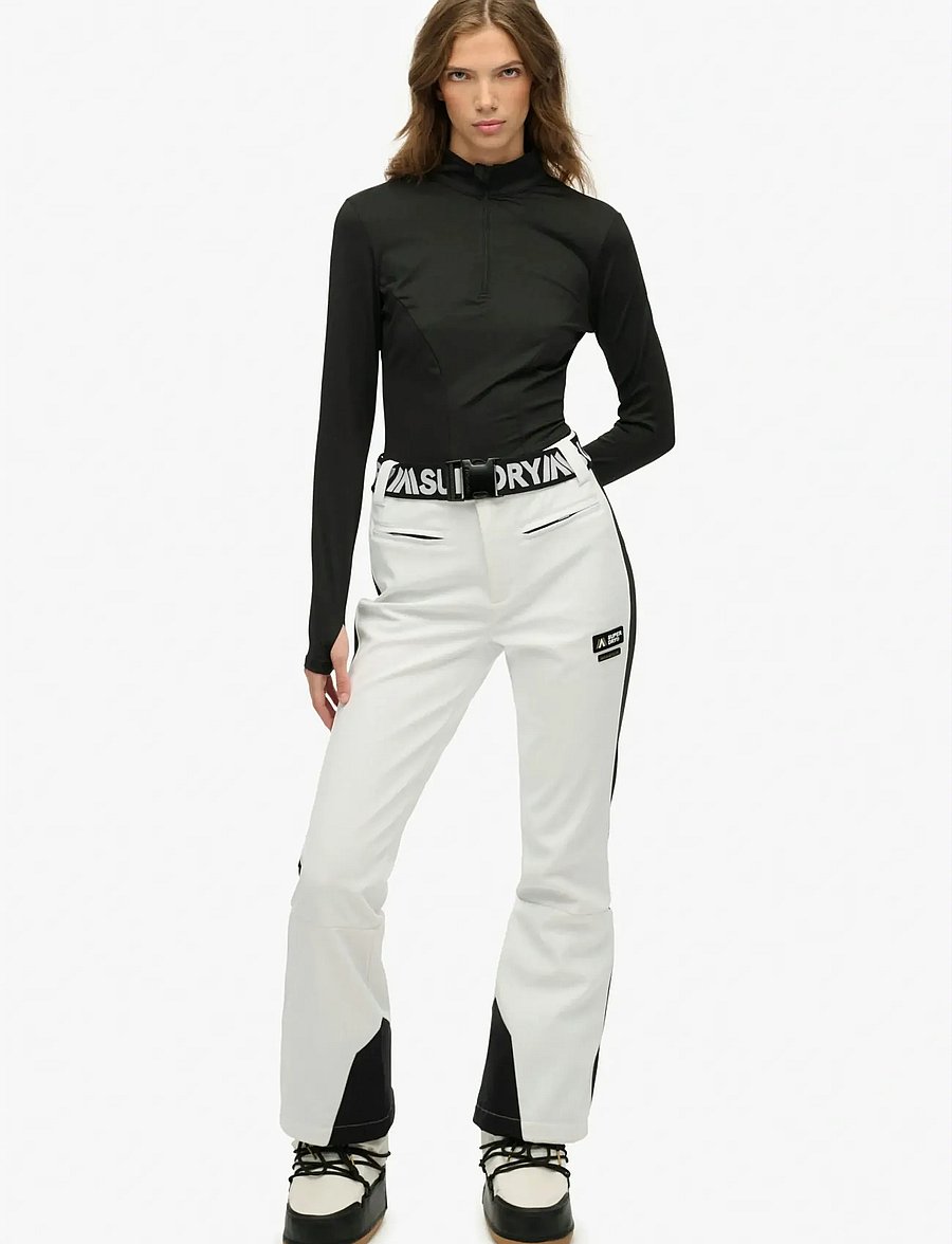 Superdry Sport - LUXE SKI PANT - ski-kleidung - optic - 0