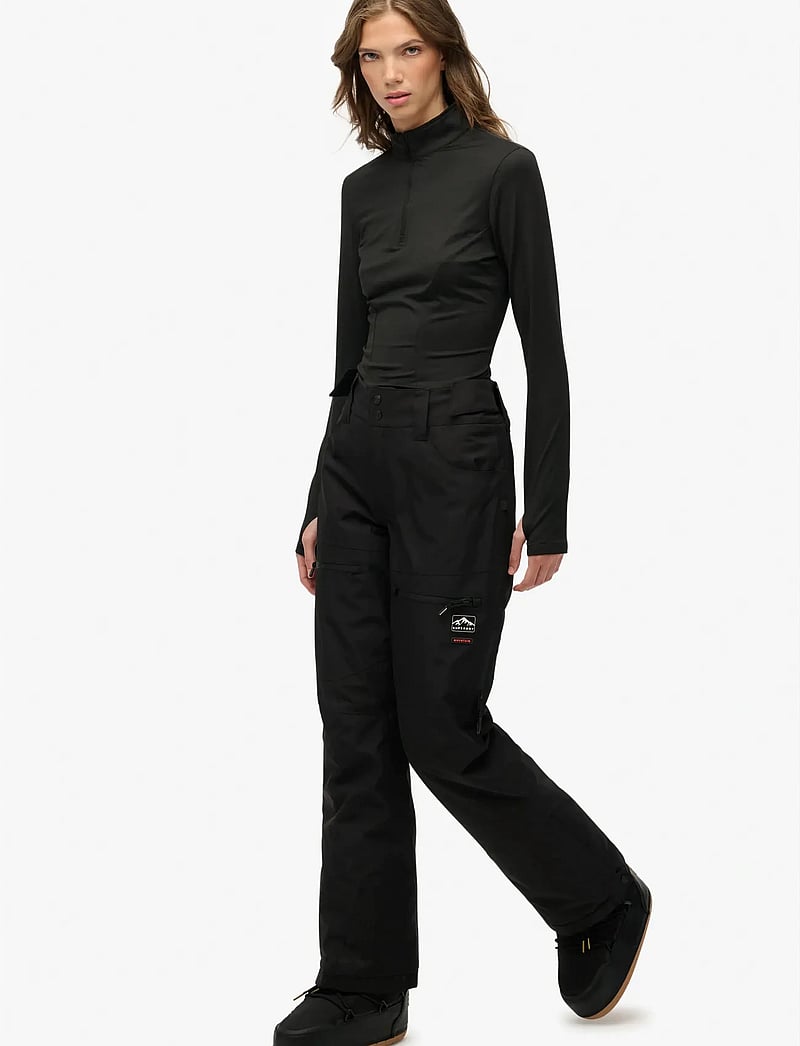 Superdry Sport - ULTIMATE FREESTYLE SKI PANT - skidkläder - black - 4