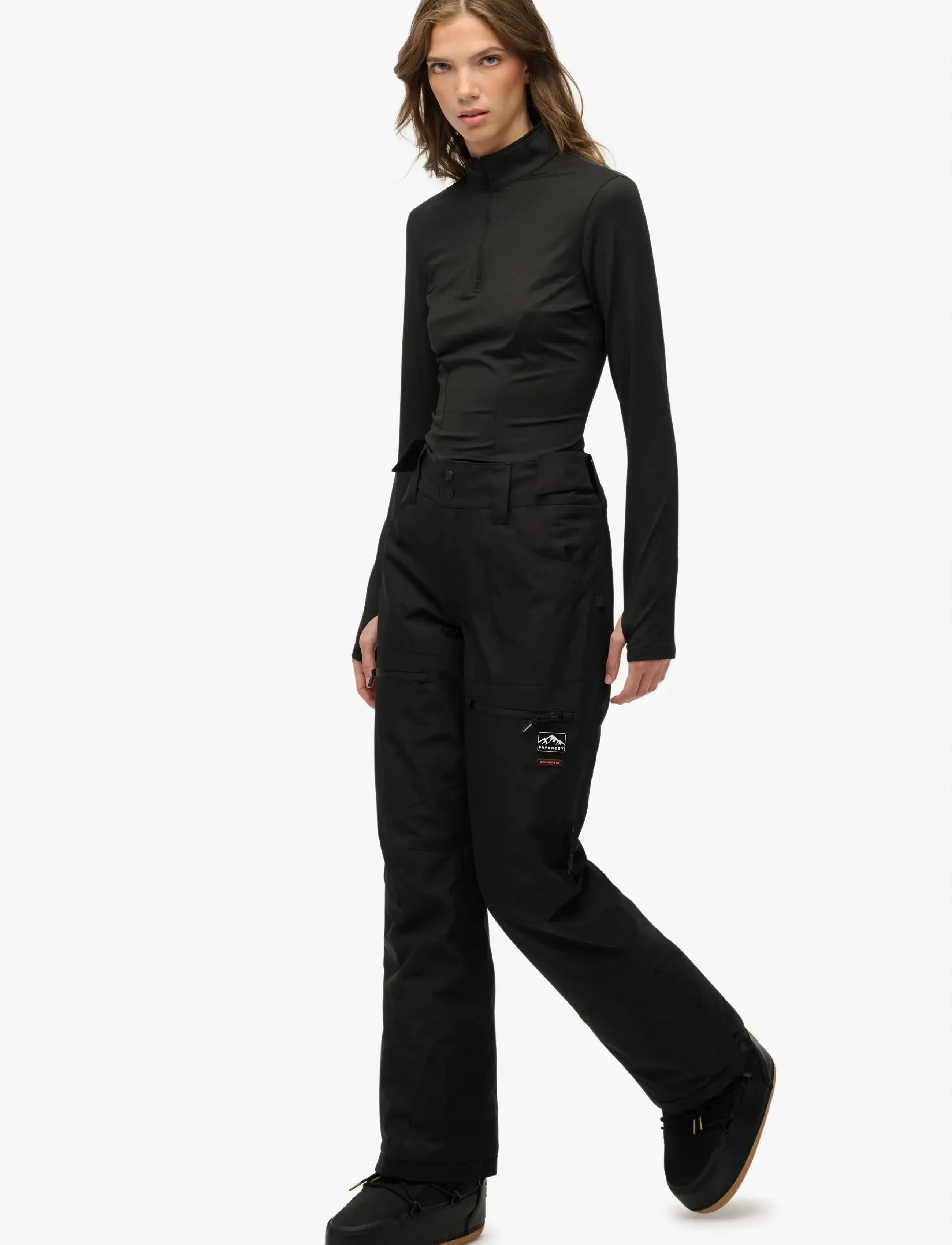 Superdry Sport - ULTIMATE FREESTYLE SKI PANT - suusariietus - black - 4