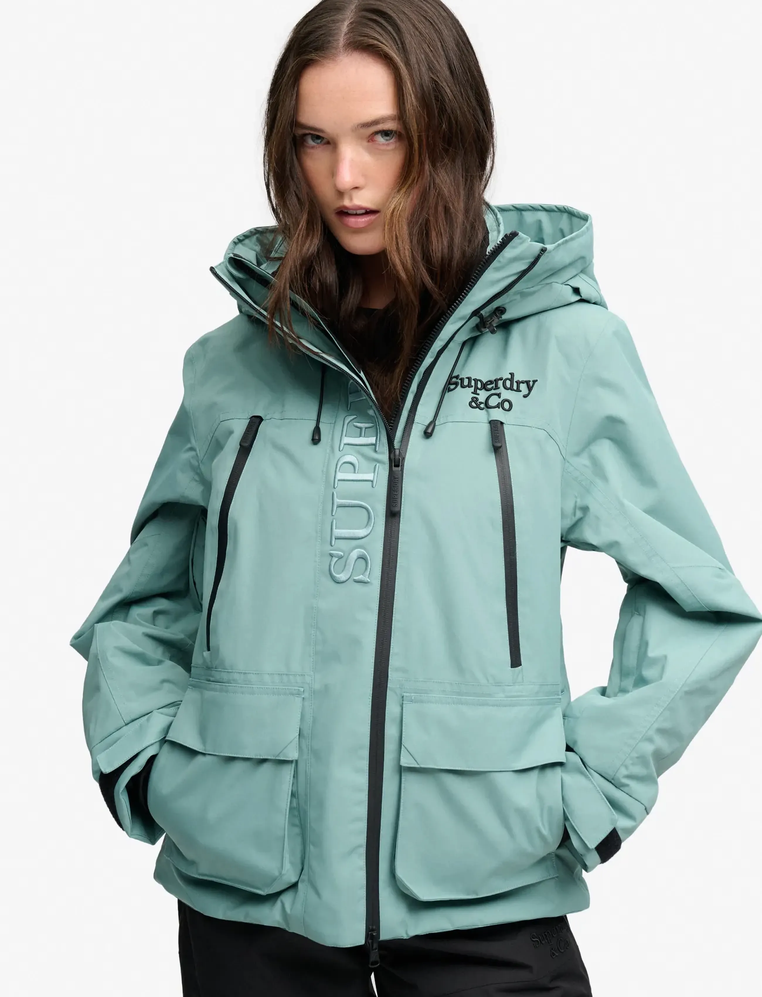 Superdry Sport - ULTIMATE FREESTYLE SKI JACKET - suusariietus - fossil green - 0