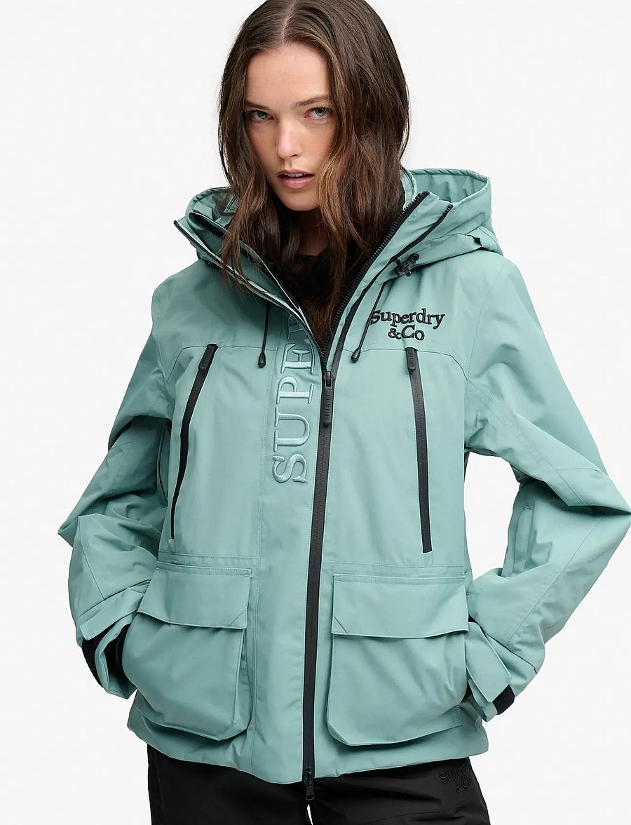 Superdry Sport - ULTIMATE FREESTYLE SKI JACKET - suusariietus - fossil green - 0